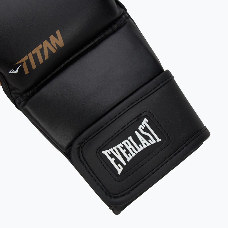 Everlast Titan Hybrid черни граплинг ръкавици 5