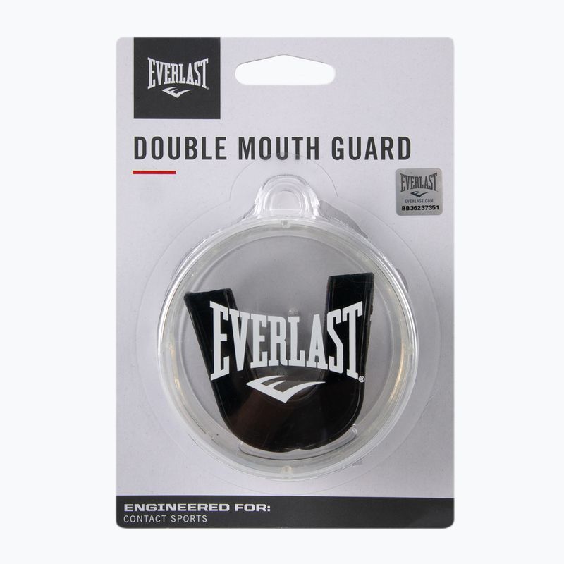 EVERLAST двоен протектор за челюст черен 4410
