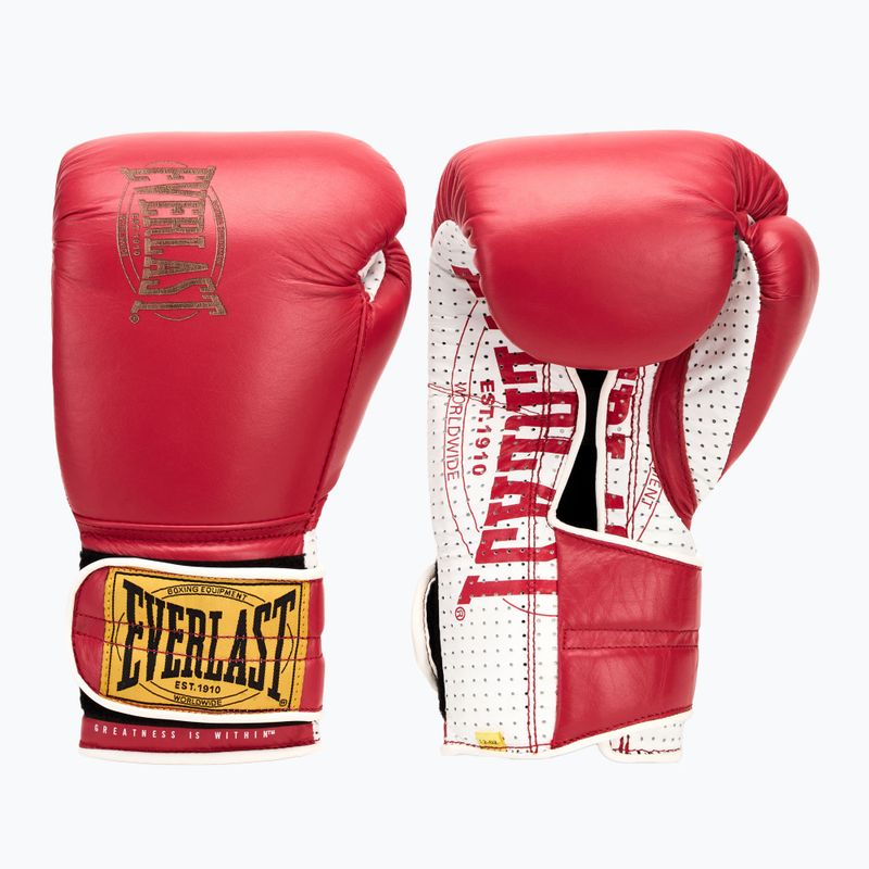 Боксови ръкавици Everlast 1910 Classic Pro red 7