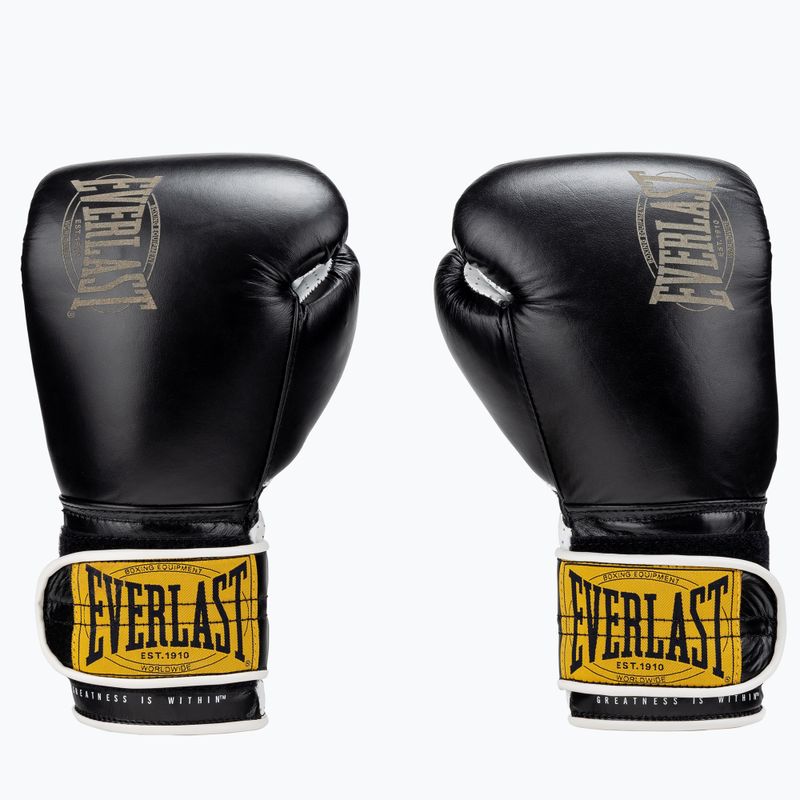 EVERLAST 1910 Classic Pro Боксови ръкавици черни EV1910PRO BL-12 OZ. 3