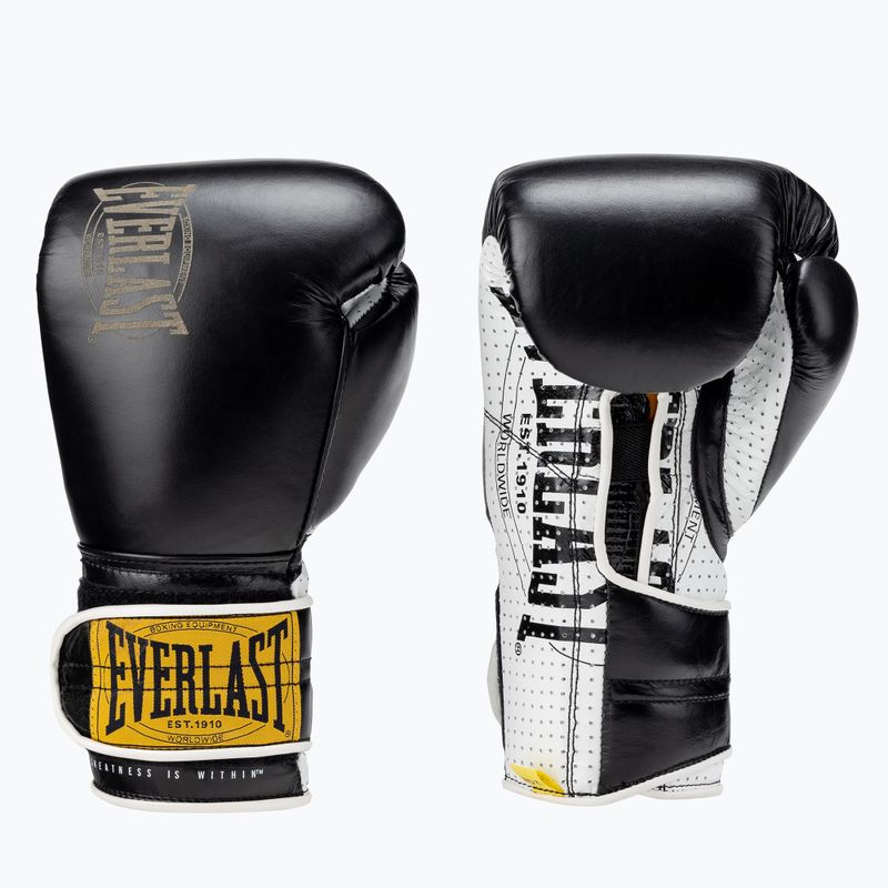 EVERLAST 1910 Classic Pro Боксови ръкавици черни EV1910PRO BL-12 OZ. 5