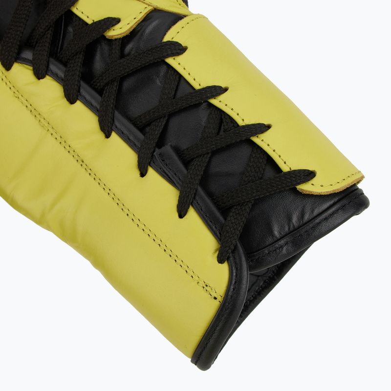 Боксови ръкавици Everlast Powerlock 2 Laced Pro Training neon yellow 6