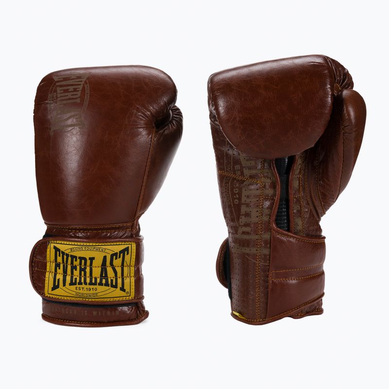 Боксови ръкавици EVERLAST 1910 Classic Pro Brown EV1910PRO 3