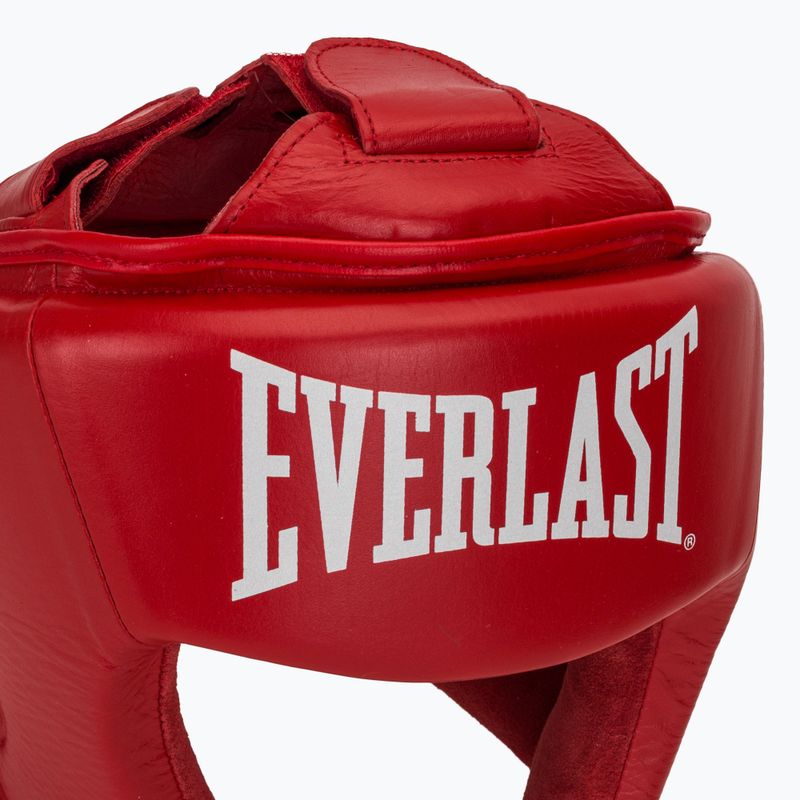 Боксьорска каска Everlast Amateur Competition Headgear red 4