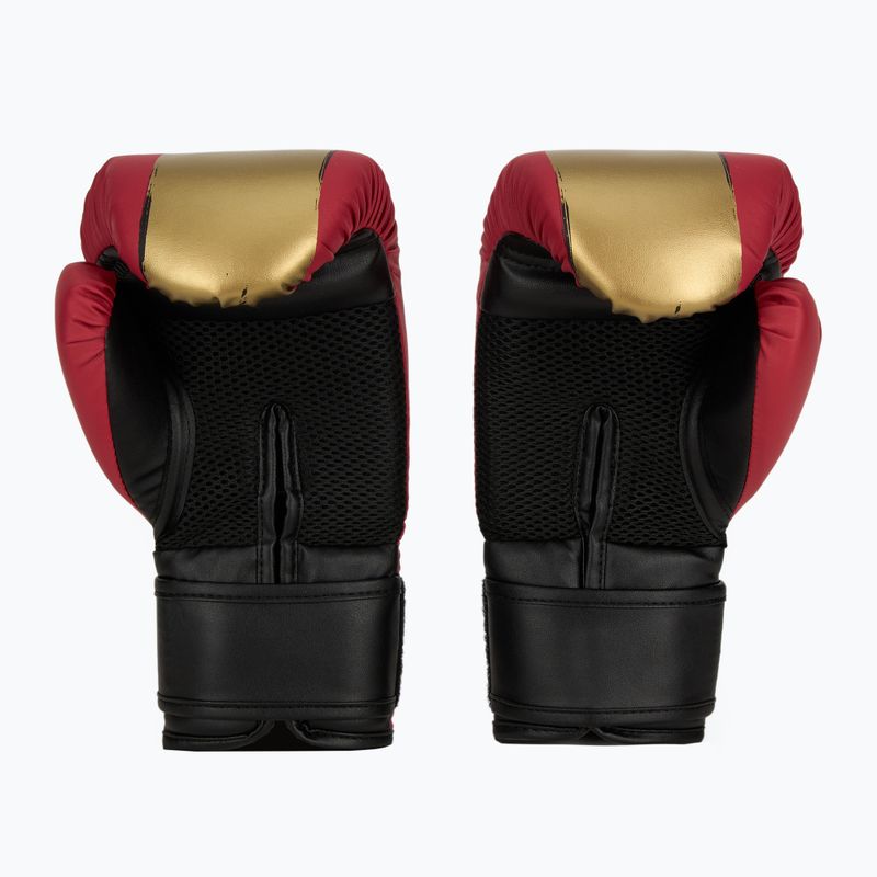 Everlast Prospect 2 боксов комплект каска + щитове + ръкавици червено/златно 5