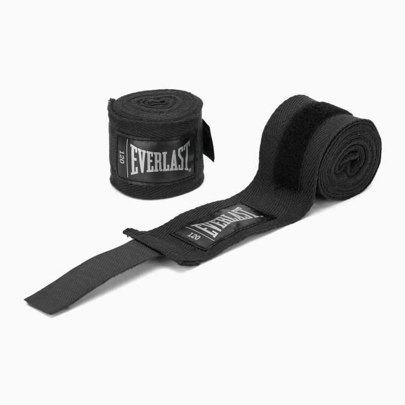 Боксови бандажи Everlast 305 cm black