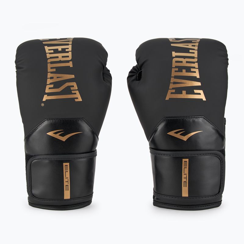 Боксови ръкавици Everlast Pro Style Elite 2 black/gold 2