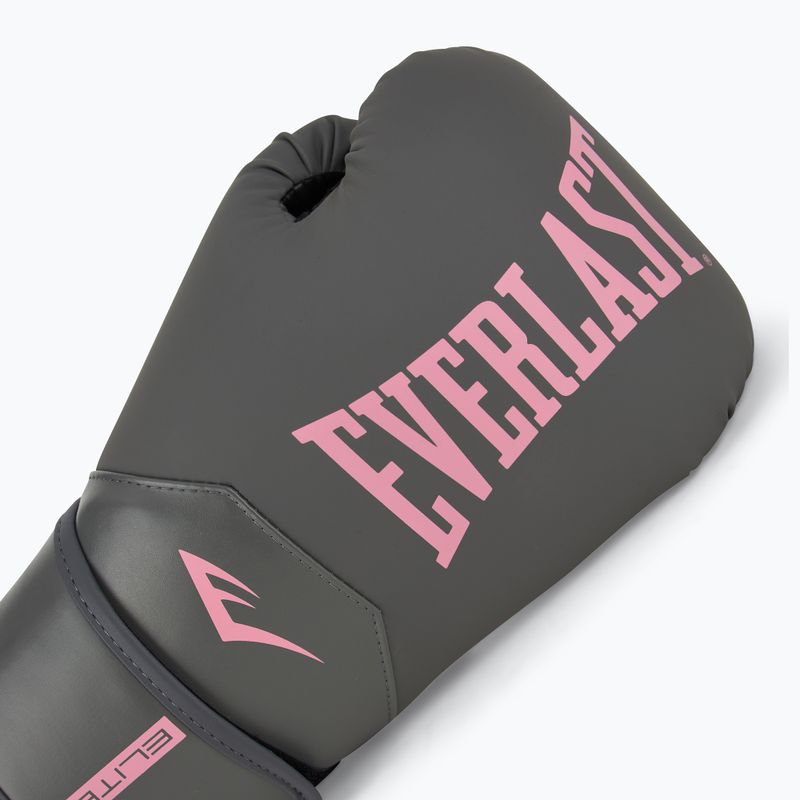 Боксови ръкавици Everlast Pro Style Elite 2 grey/pink 5