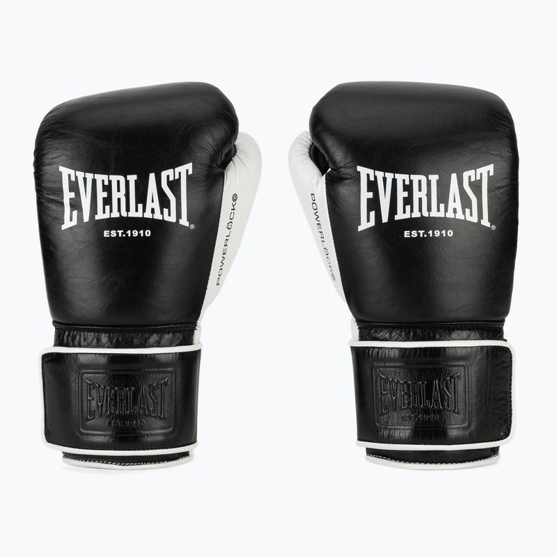 Боксьорски ръкавици Everlast Powerlock Pro OG H&L black/white 2