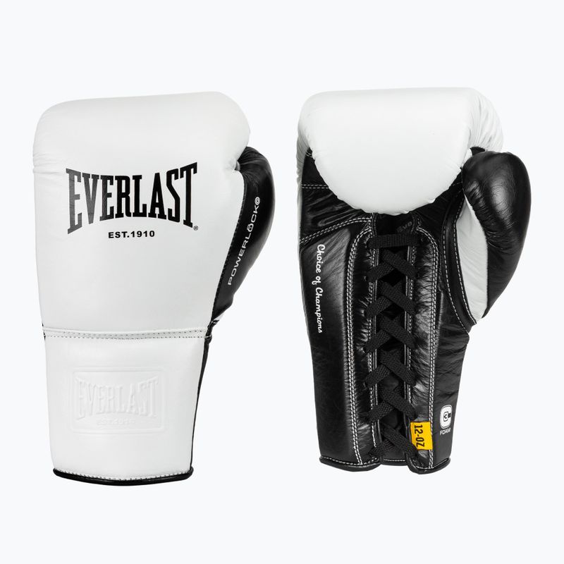 Боксьорски ръкавици Everlast Powerlock Pro OG Laced white/black