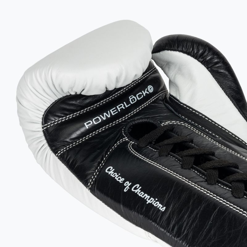 Боксьорски ръкавици Everlast Powerlock Pro OG Laced white/black 7