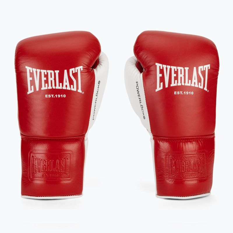 Боксьорски ръкавици Everlast Powerlock OG Pro Fight red/white 2