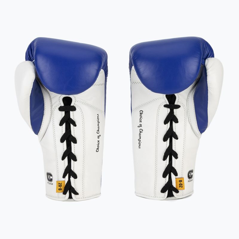 Боксьорски ръкавици Everlast Powerlock OG Pro Fight blue/white 3