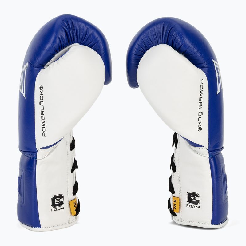 Боксьорски ръкавици Everlast Powerlock OG Pro Fight blue/white 4