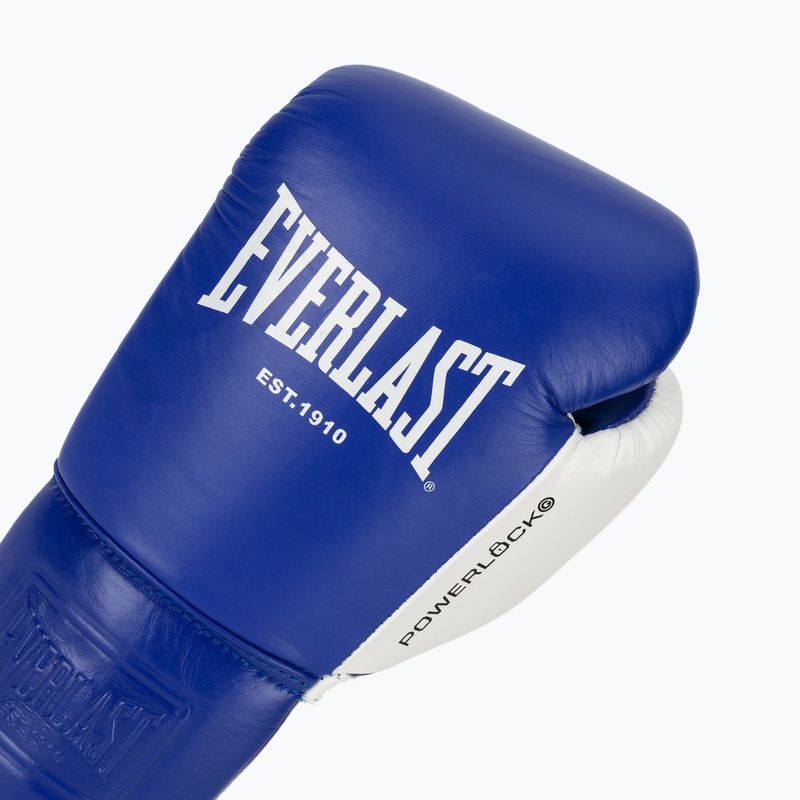 Боксьорски ръкавици Everlast Powerlock OG Pro Fight blue/white 5