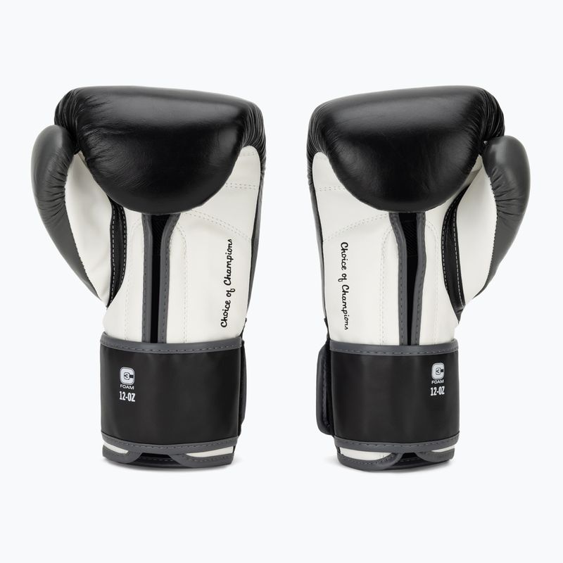 Боксови ръкавици Everlast Powerlock OG H&L Leather Advanced Training black/white 3