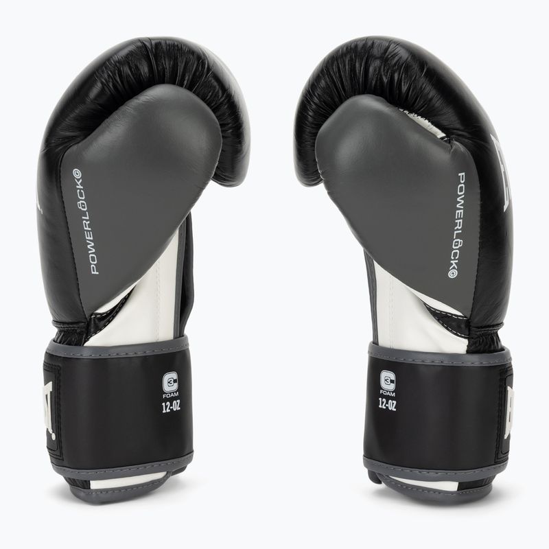 Боксови ръкавици Everlast Powerlock OG H&L Leather Advanced Training black/white 4