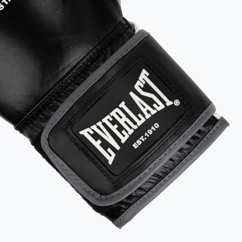 Боксови ръкавици Everlast Powerlock OG H&L Leather Advanced Training black/white 6