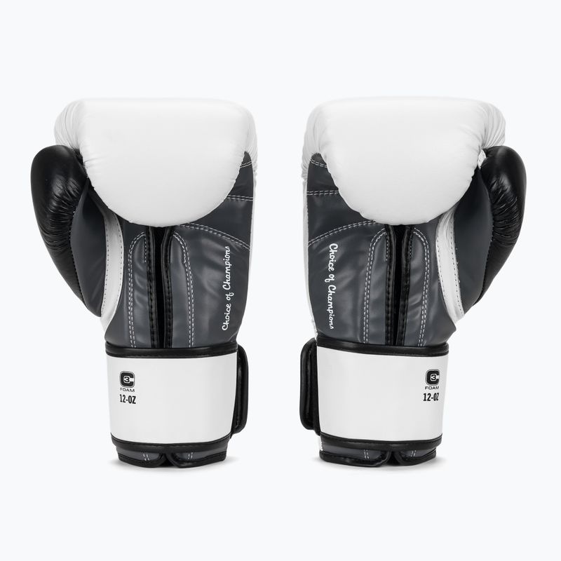Боксови ръкавици Everlast Powerlock OG H&L Leather Advanced Training white/black 3