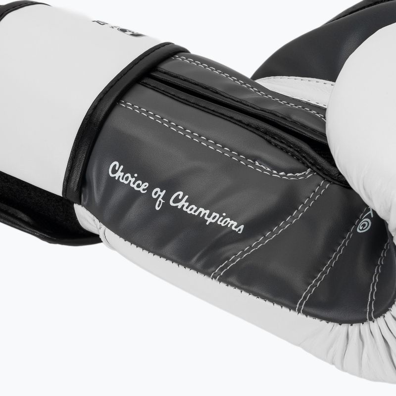 Боксови ръкавици Everlast Powerlock OG H&L Leather Advanced Training white/black 7