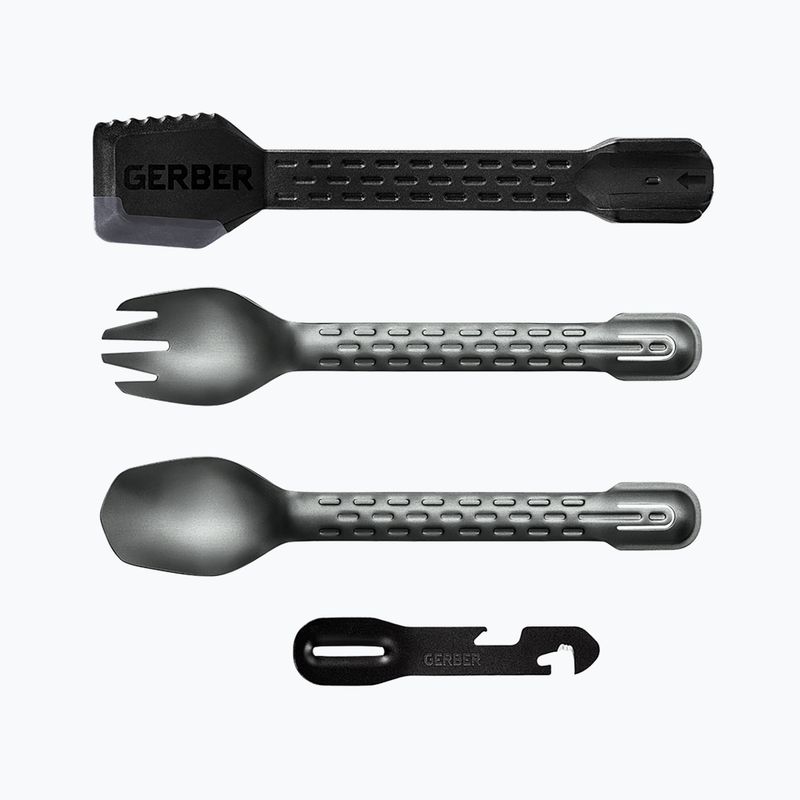 Gerber ComplEAT-Cook Eat Clean Тонг за къмпинг от първа необходимост сив/черен 31-003464