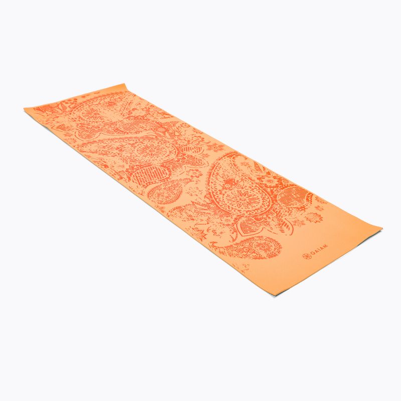 Килимче за йога Gaiam Elephant 6 мм жълто 61547