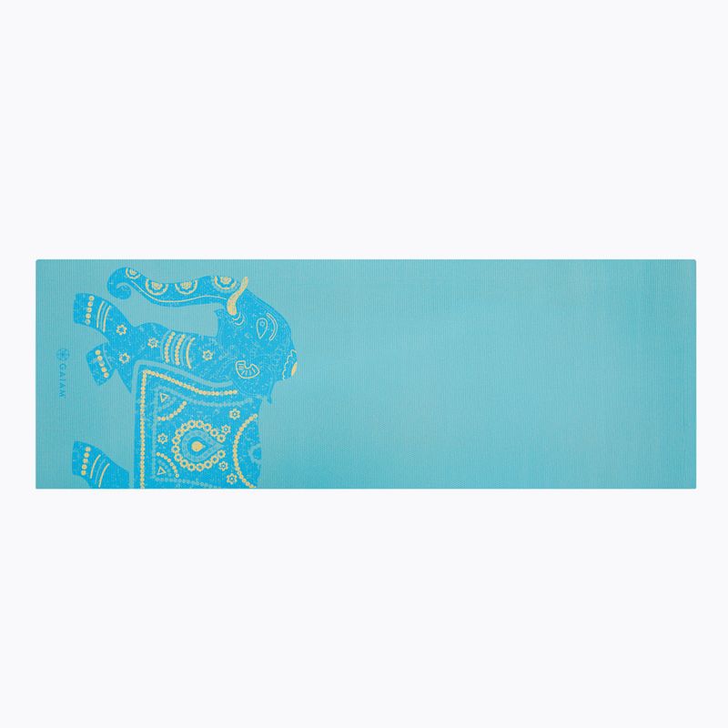 Килимче за йога Gaiam Elephant 6 мм жълто 61547 3