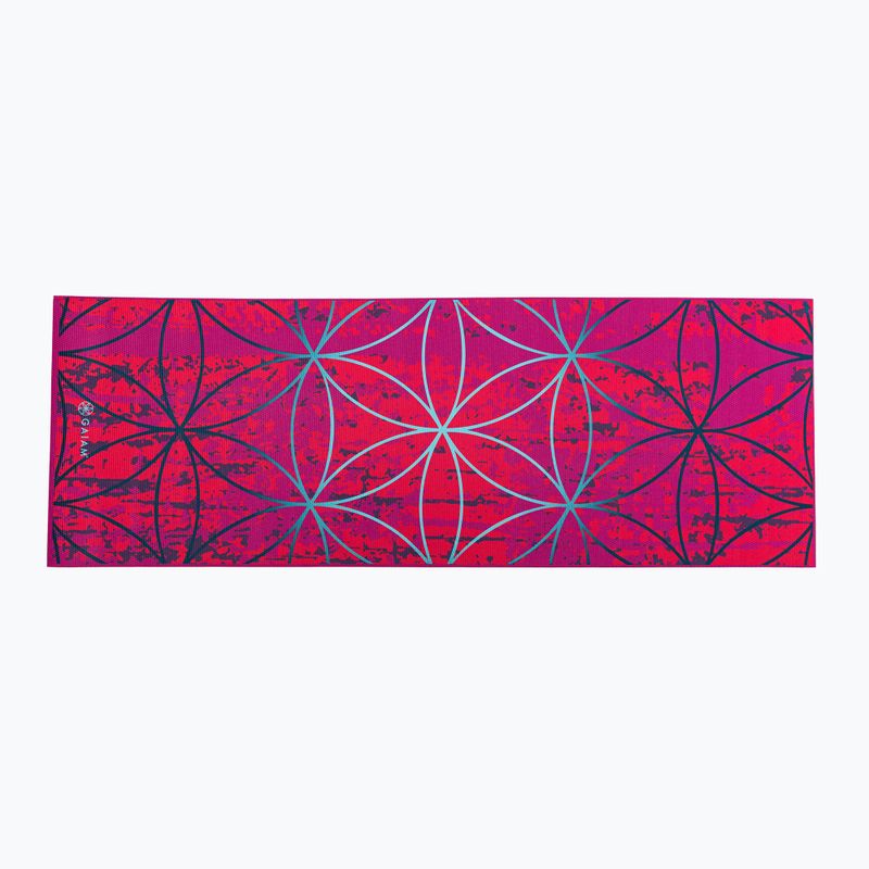 Килимче за йога Gaiam Radience 6 мм розово 63491 2