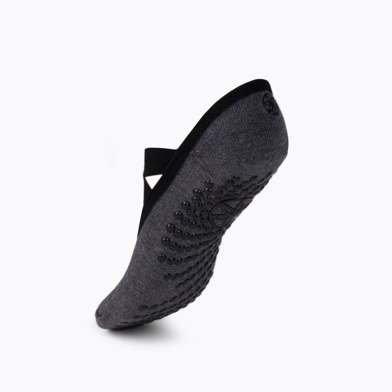 Дамски чорапи за йога Gaiam anti-slip graphite 63709 3