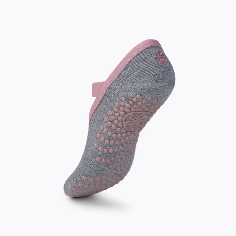 Дамски чорапи за йога Gaiam anti-slip сиви 63755 3