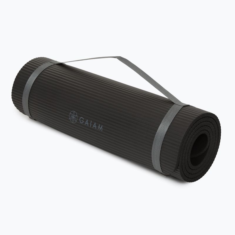 Постелка за йога Gaiam Fitness Black 5