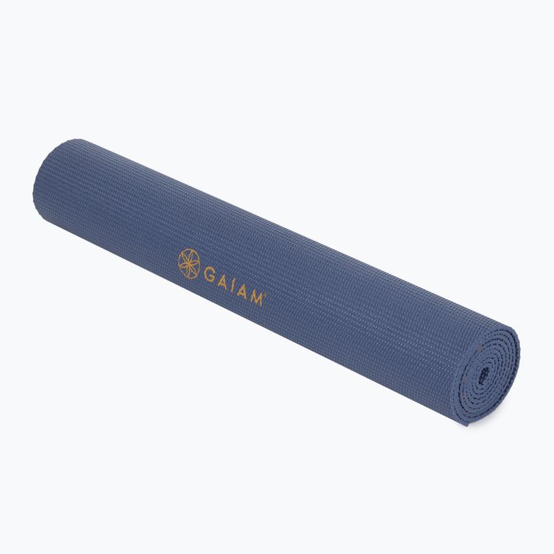 Постелка за йога Gaiam Yoga Printed indigo 5