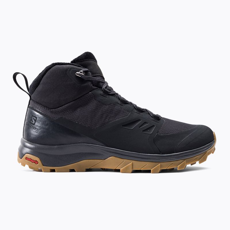 Salomon Outsnap CSWP мъжки ботуши за трекинг black/ebony/gum1a 2