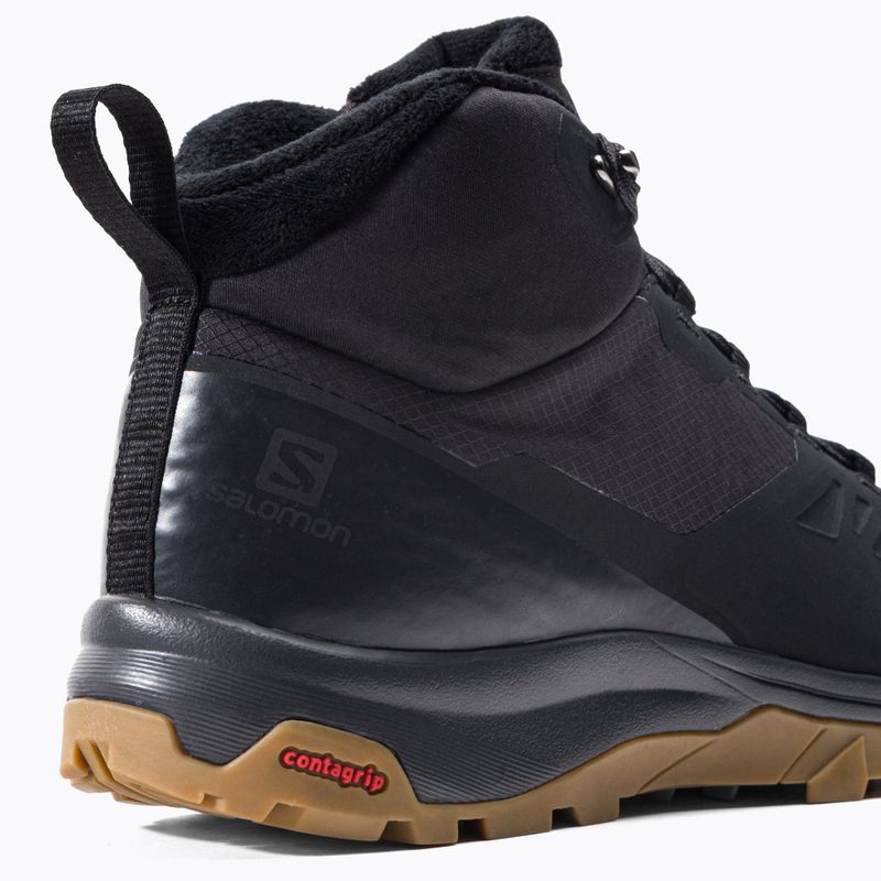 Salomon Outsnap CSWP мъжки ботуши за трекинг black/ebony/gum1a 8