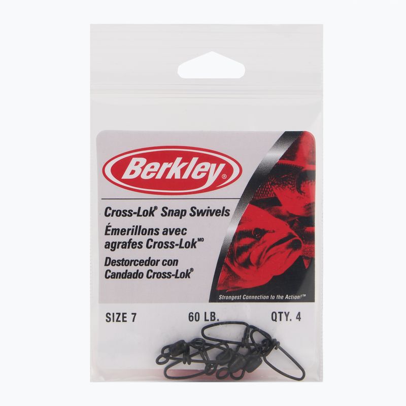 Berkley Mc Mahon Cross-Lok Snap/Swivels 4 въртящи се винта.