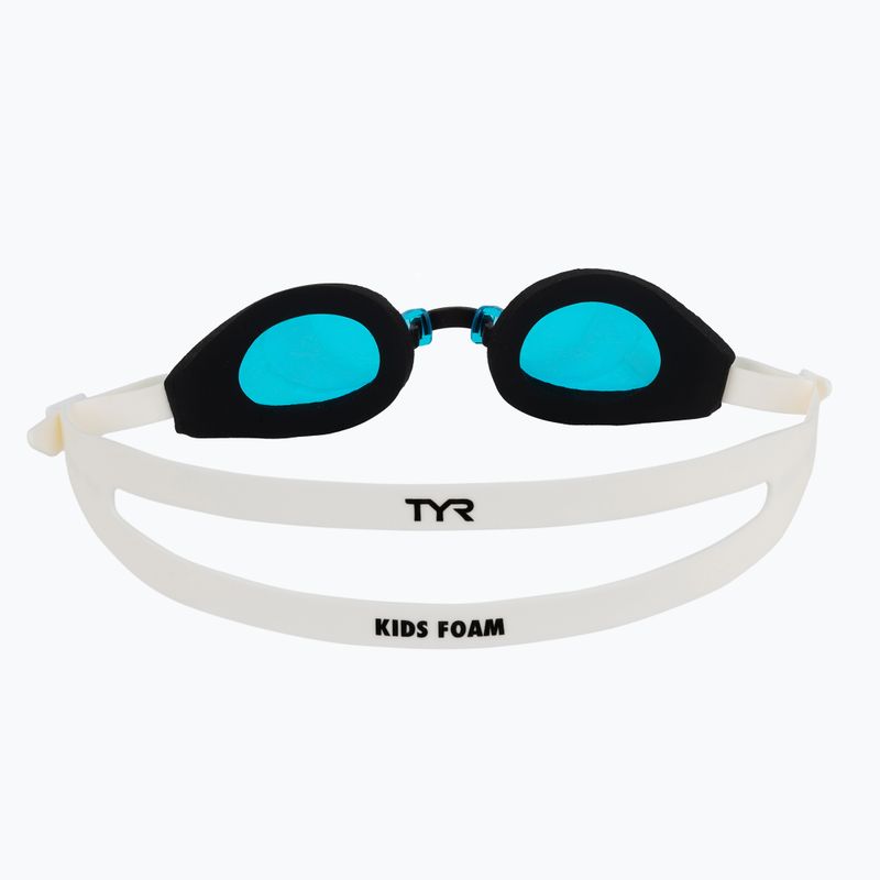 Детски очила за плуване TYR Foam Youth blue/black/white 4