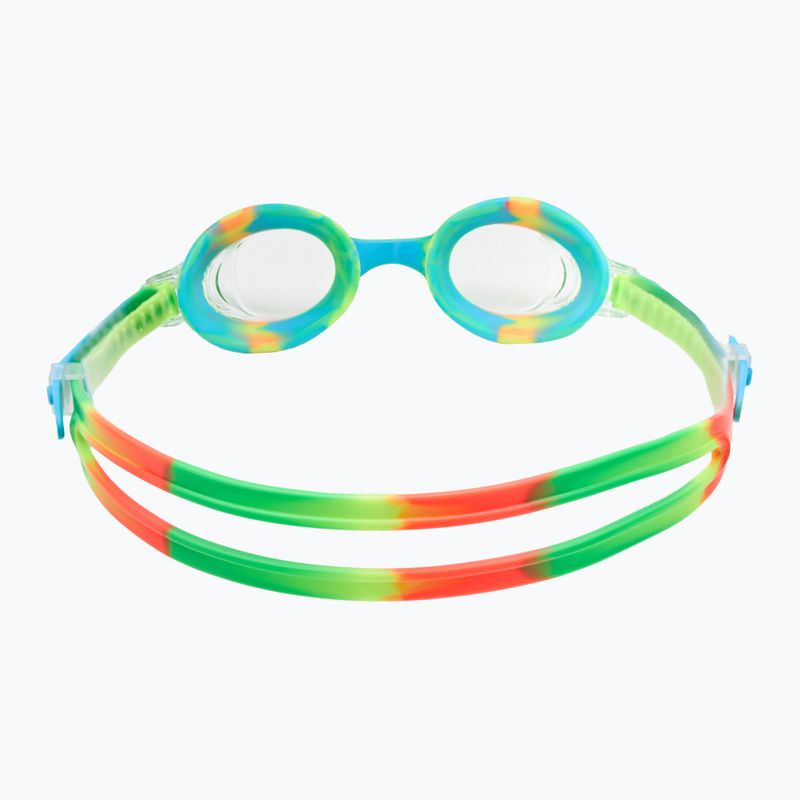 Детски очила за плуване TYR Swimple Tie Dye Non-Mirrored clear/ green/ orange 4