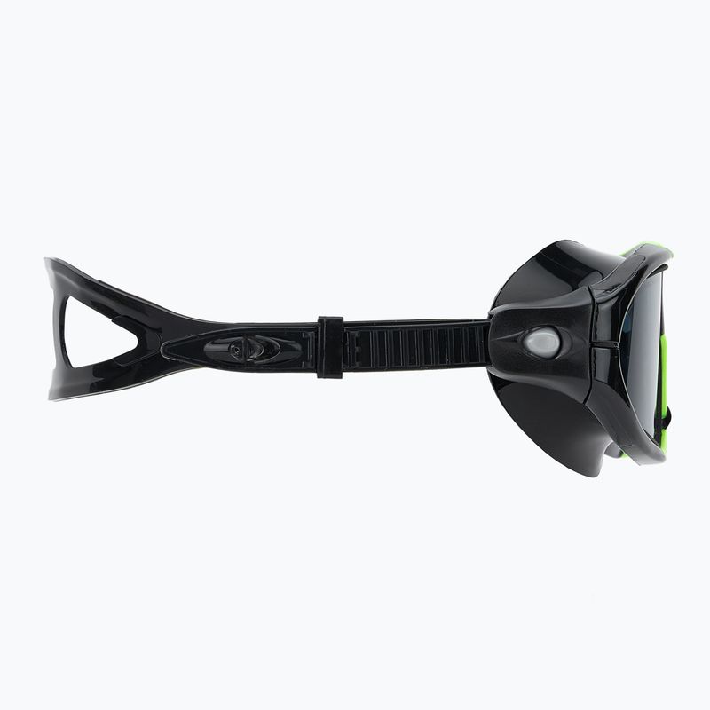 Детска маска за плуване TYR Orion smoke/ black/ yellow 3