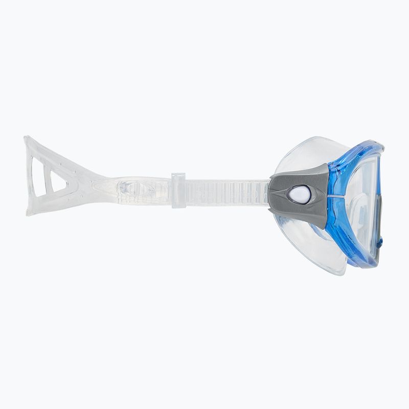 Детска маска за плуване TYR Orion clear/ blue/ grey 3