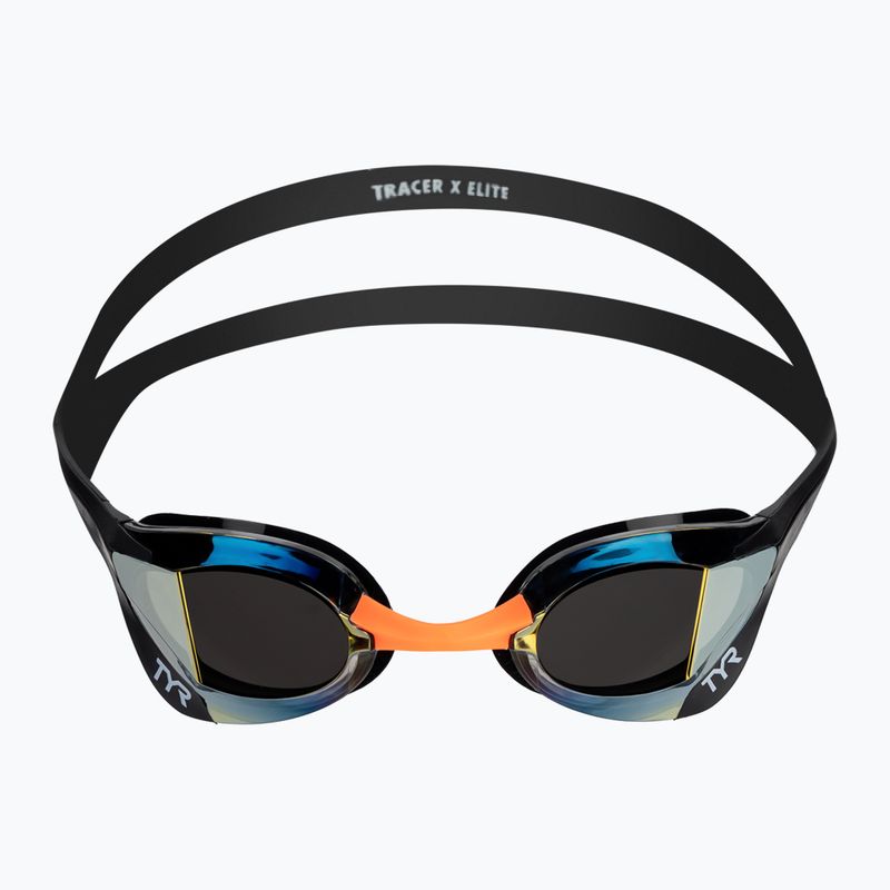 Очила за плуване TYR Tracer-X Elite Mirrored gold/black 3