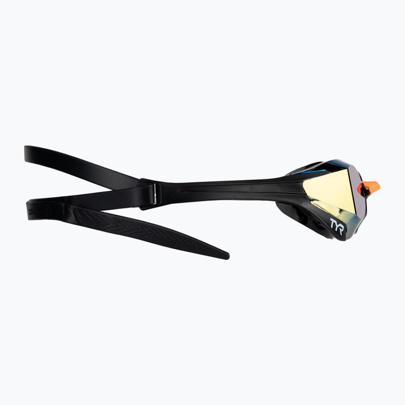 Очила за плуване TYR Tracer-X Elite Mirrored gold/black 4