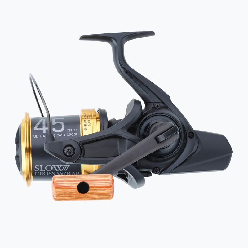 Макара за риболов на шаран Daiwa Emblem 20-45 SCW QD OT черно-златиста 10158-646 4