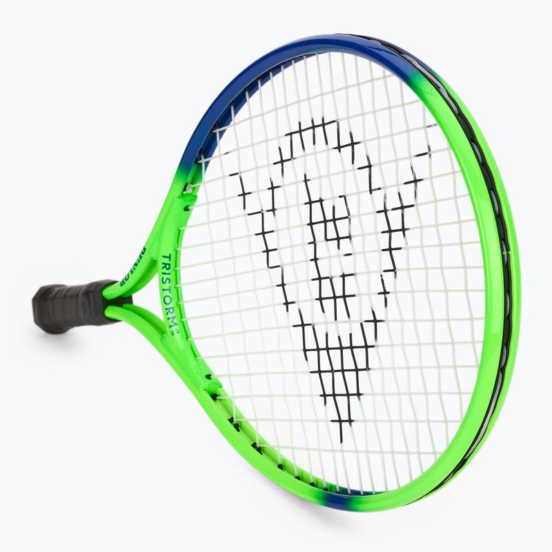 Детска ракета за тенис Dunlop Tristorm Jr 19 green/blue 2