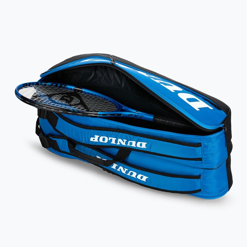 Чанта за тенис Dunlop FX-Club 6 RKT черна/черна 8
