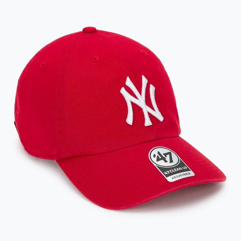 47 Марка MLB New York Yankees CLEAN UP бейзболна шапка червена