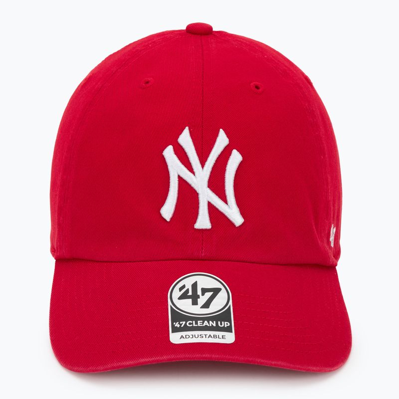 47 Марка MLB New York Yankees CLEAN UP бейзболна шапка червена 2