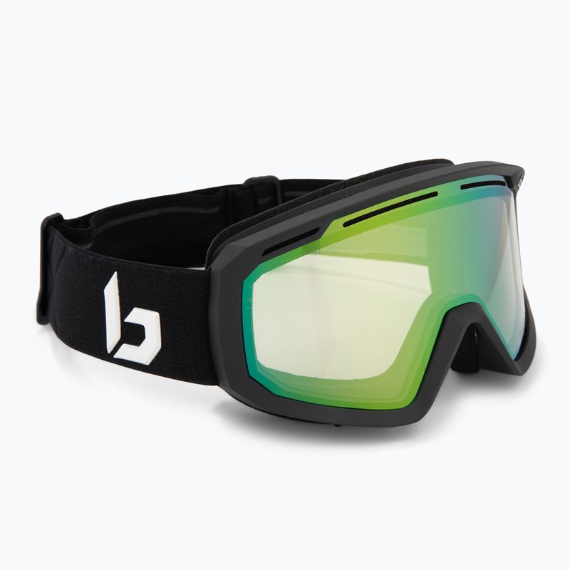 Скиорска маска Bollé Y7 OTG black matte/phantom green emerald photochromic