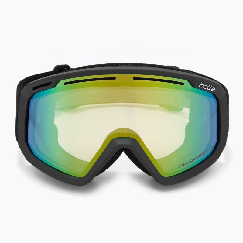 Скиорска маска Bollé Y7 OTG black matte/phantom green emerald photochromic 2