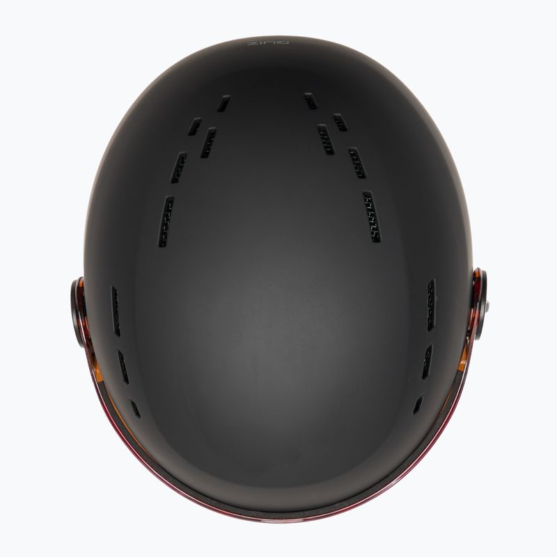 Детска ски каска Bollé Quiz Visor Jr black/blue matt/orange gun 6