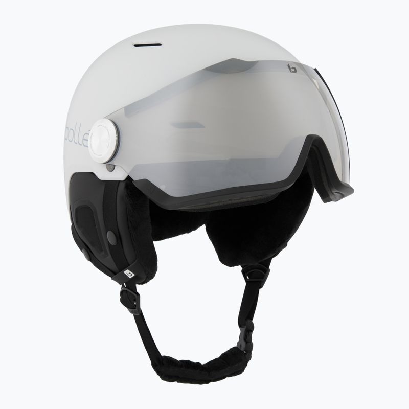 Ски каска Bollé Might Visor off white matte/ brown gun 8